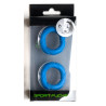 Sport Fucker Lot de 2 Cockrings Ready Rings Bleus